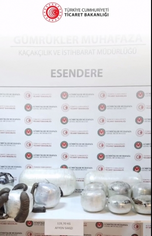 Bakan Bolat: Esendere Gümrük Kapısı'nda 2 araçta 119,7 kilo uyuşturucu ele geçirildi(Galeri)