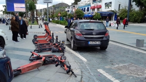 Bodrum'da alkollü sürücü ile arkadaşı polise zor anlar yaşattı(Galeri)