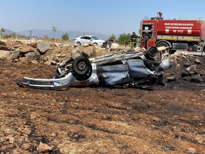 Hatay’da takla atan otomobil, hurdaya döndü: 4 ölü, 2 yaralı(Galeri)
