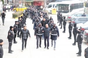 Kafes-18 operasyonunda şüpheliler adliyede(Galeri)