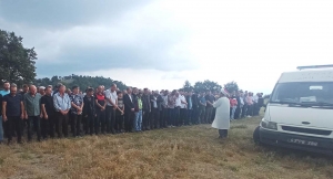 Kazada ölen 21 yaşındaki Burak, toprağa verildi(Galeri)
