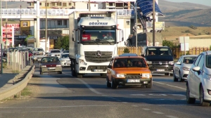 'Kilit kavşak' Kırıkkale'de, bayram dönüşü trafiği(Galeri)