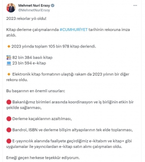 Kitap derleme çalışmalarında Cumhuriyet tarihi rekoru kırıldı(Galeri)