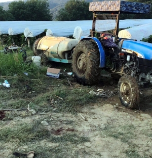 Manisa’da kuzenlerin 'arazi' kavgası: 1 ölü, 1 yaralı(Galeri)