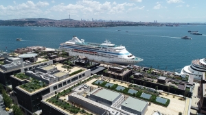 Rusya'dan yola çıkan kruvaziyer İstanbul'da(Galeri)