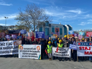 Staj ve çıraklık mağdurları 'Büyük İstanbul Mitingi' düzenledi(Galeri)