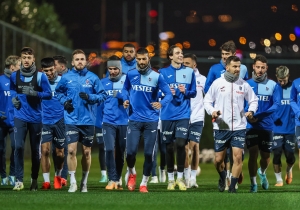 Trabzonspor’da MKE Ankaragücü mesaisi başladı(Galeri)