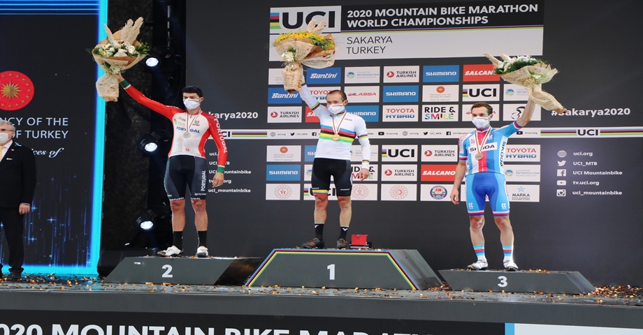 2020 Dünya Dağ Bisikleti Maraton Şampiyonası'nda ödüller verildi