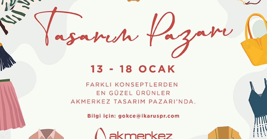Akmerkez Tasarım Pazarı kapılarını açtı 