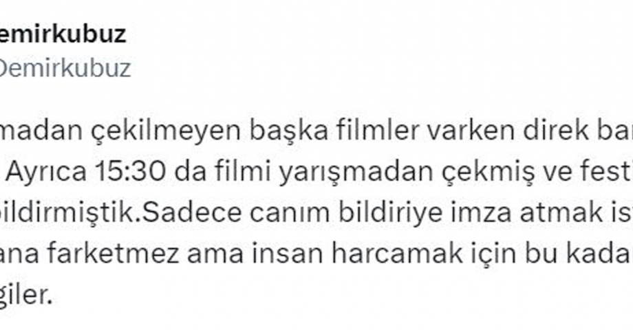 Altın Portakal’da 27 yönetmen ve yapımcıdan ‘sansür'e karşı filmlerini çekme kararı (2)