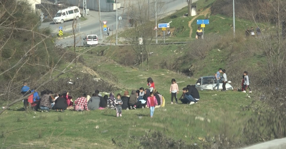 Arnavutköy'de kısıtlamada piknik yapanlara ceza
