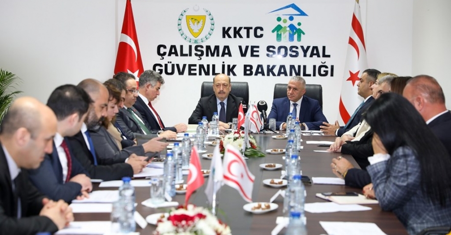 Bakan Bilgin, Lefkoşa’da Sosyal Güvenlik Ortak Daimi Komisyonu 1. Toplantısı’na katıldı