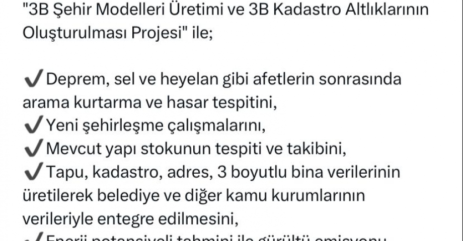 Bakan Özhaseki: Şehirlerin dijital ikizlerini çıkarıyoruz