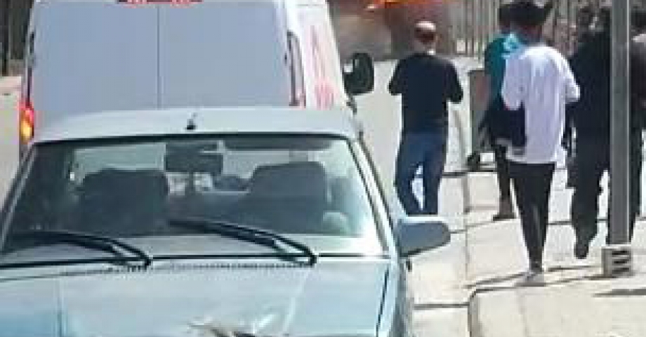 Balata temizleme spreyi yüklü kamyon, alev alev yandı