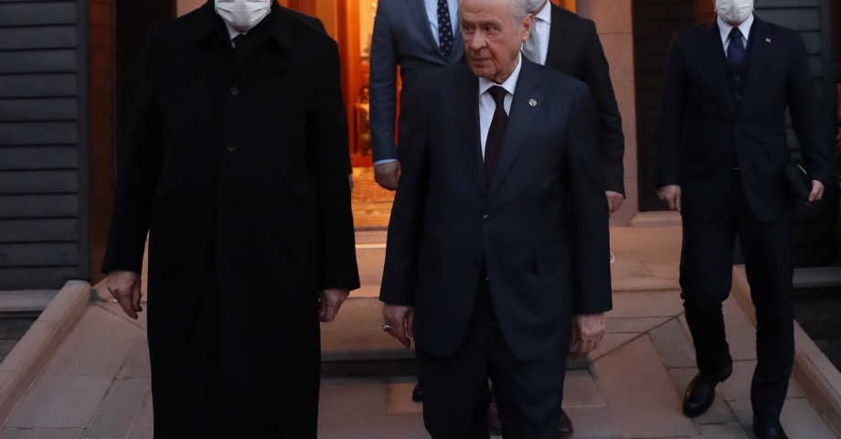 Cumhurbaşkanı Erdoğan'dan, Bahçeli'ye evinde ziyaret (2)