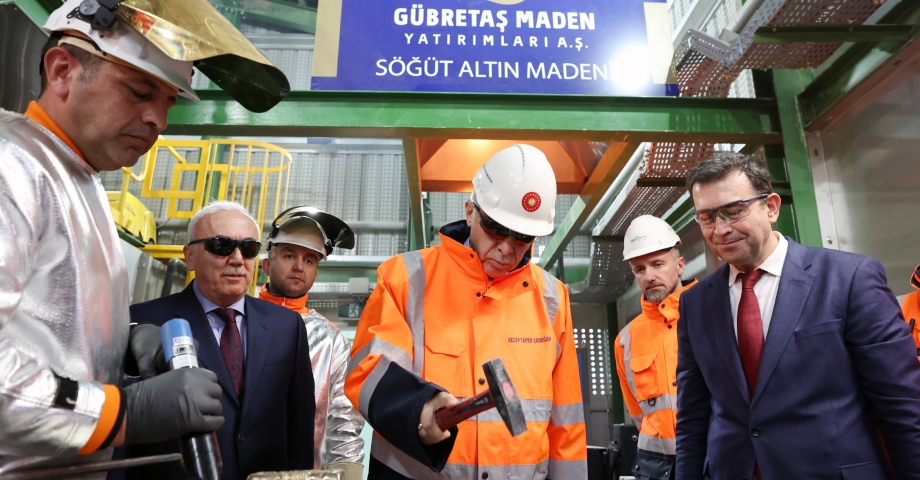 Cumhurbaşkanı Erdoğan: Söğüt, en çok altın üretimi yapılan ilk 3 madenden olacak / Ek fotoğraflar