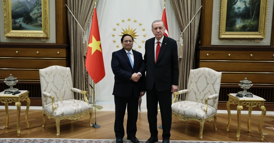 Cumhurbaşkanı Erdoğan, Vietnam Başbakanı Chinh ile görüştü