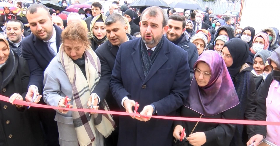 Güngören’de yapımı tamamlanan Hanımeli Konağı törenle hizmete açıldı