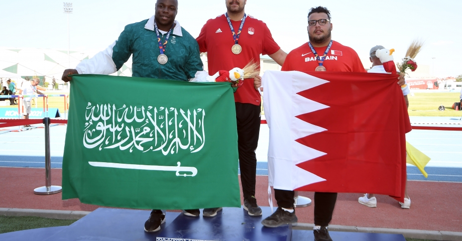 İslami Dayanışma Oyunları'nda gülle atmada millilerden altın madalya