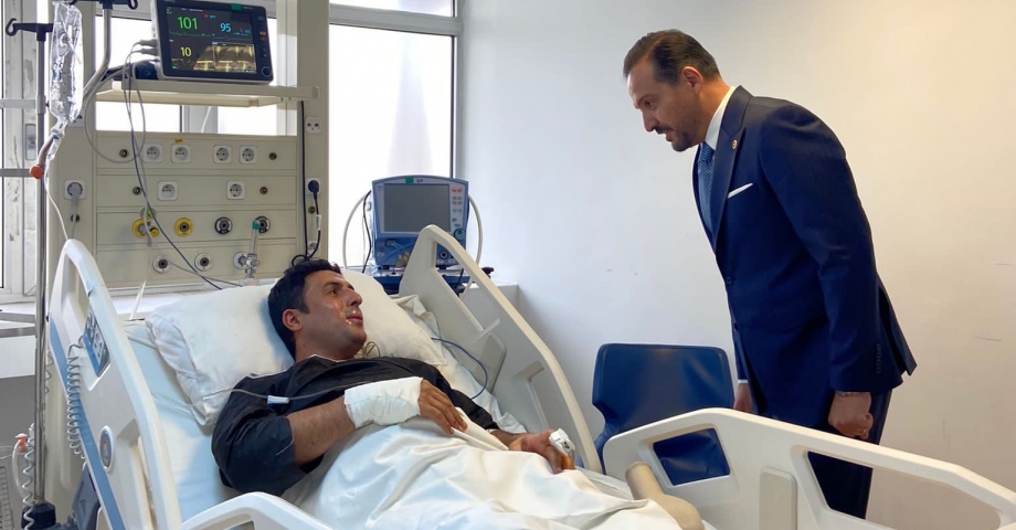 İYİ Partili Zorlu, yaralı polisleri ziyaret etti