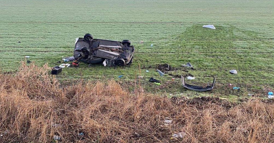 Kırklareli'de tarlaya devrilen otomobilin sürücüsü öldü