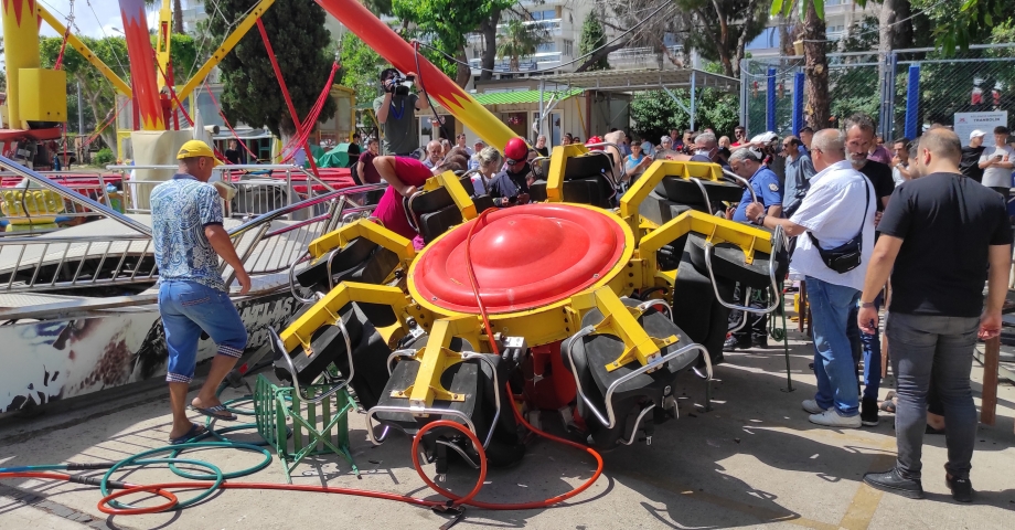 Lunapark kazası sonrası o oyuncak kaldırılıyor 