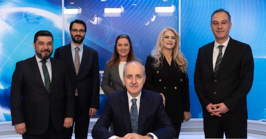 TBMM Başkanı Kurtulmuş, TBMM TV'yi ziyaret etti