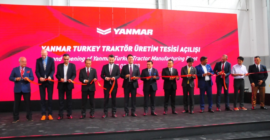 Yanmar, Türkiye’deki yeni traktör fabrikasını İzmir’de açtı