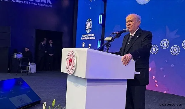 Bahçeli: Türk Milleti Depreme Karşı Tek Yürek Oldu