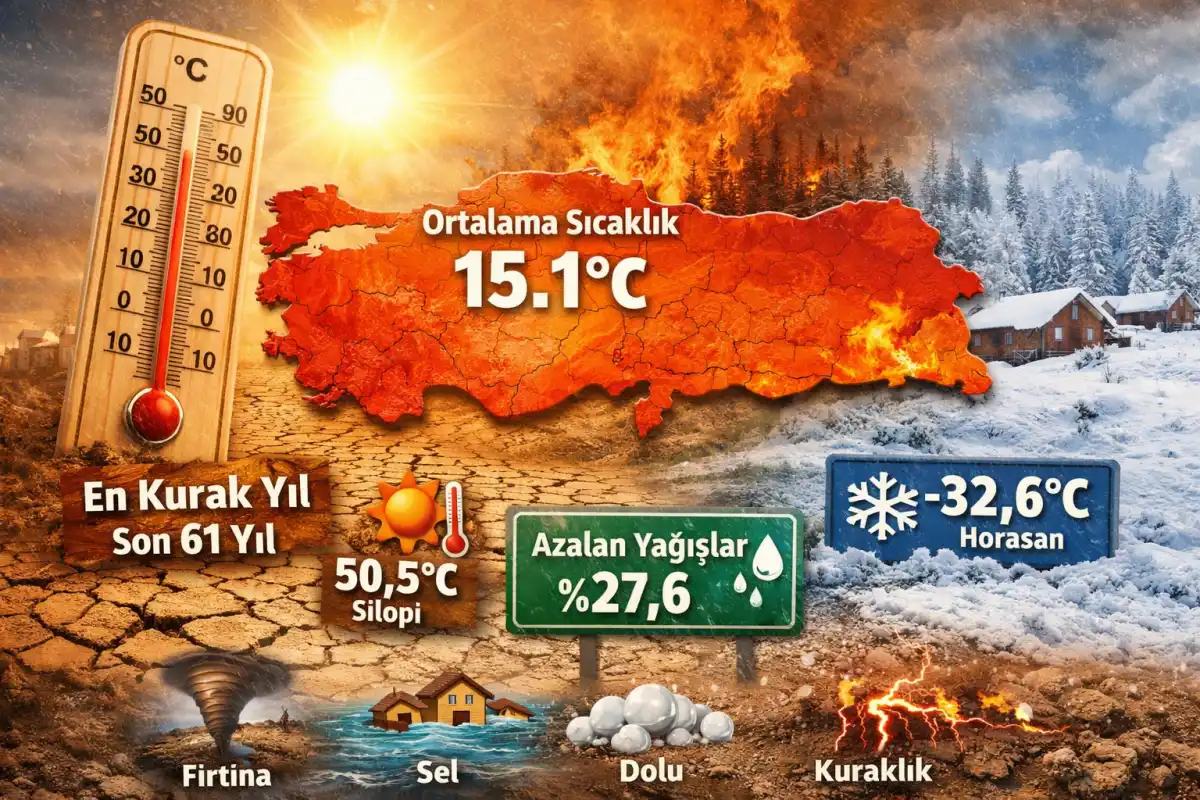 2025 Yılı: Sıcaklık ve Kuraklık Rekorlarının Yılı