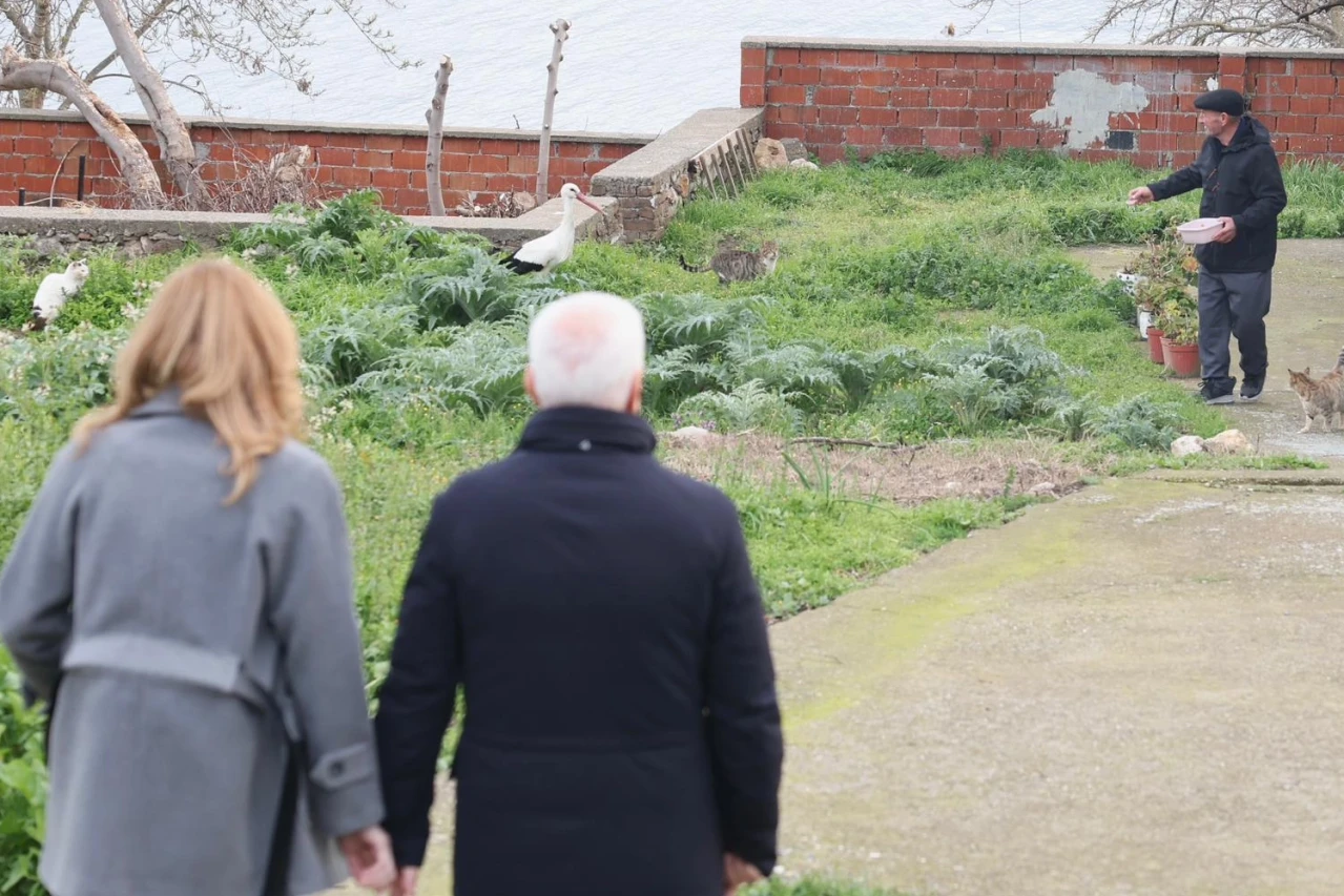 Başkan Bozbey’den Yaren Leylek'e ziyaret