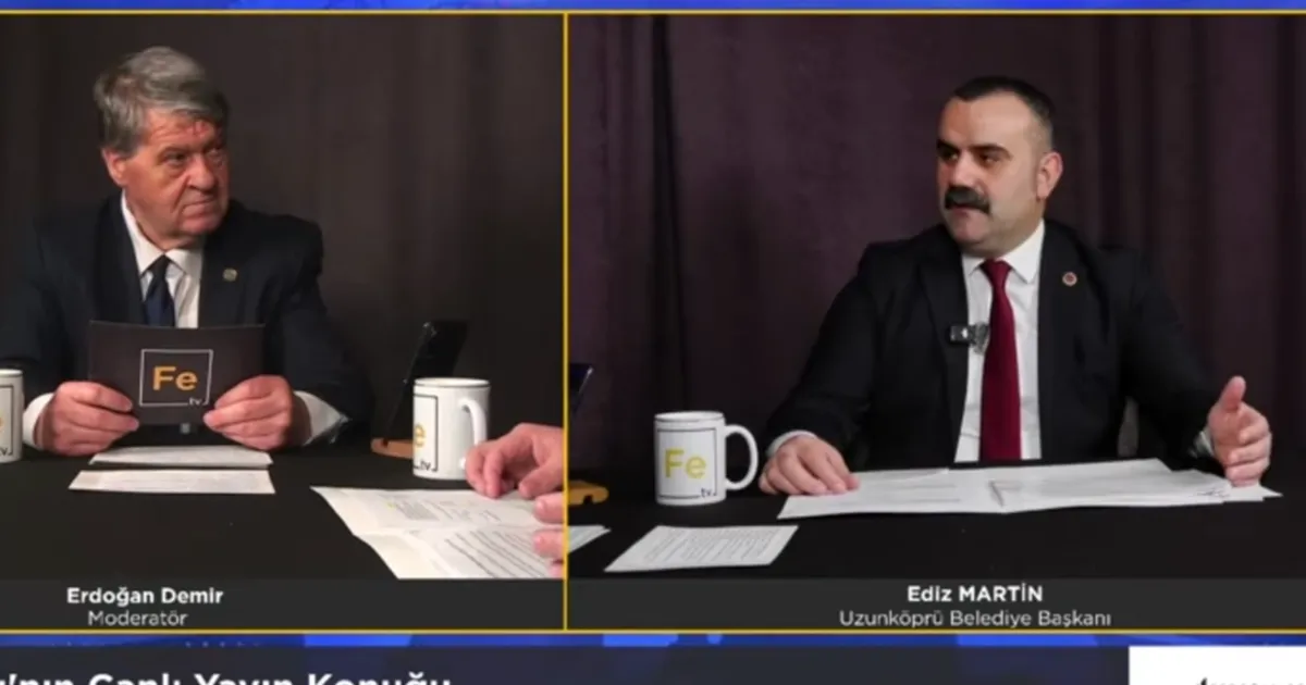 Martin, Fe TV’de açıkladı: Uzunköprü’nün geleceği OSB’de