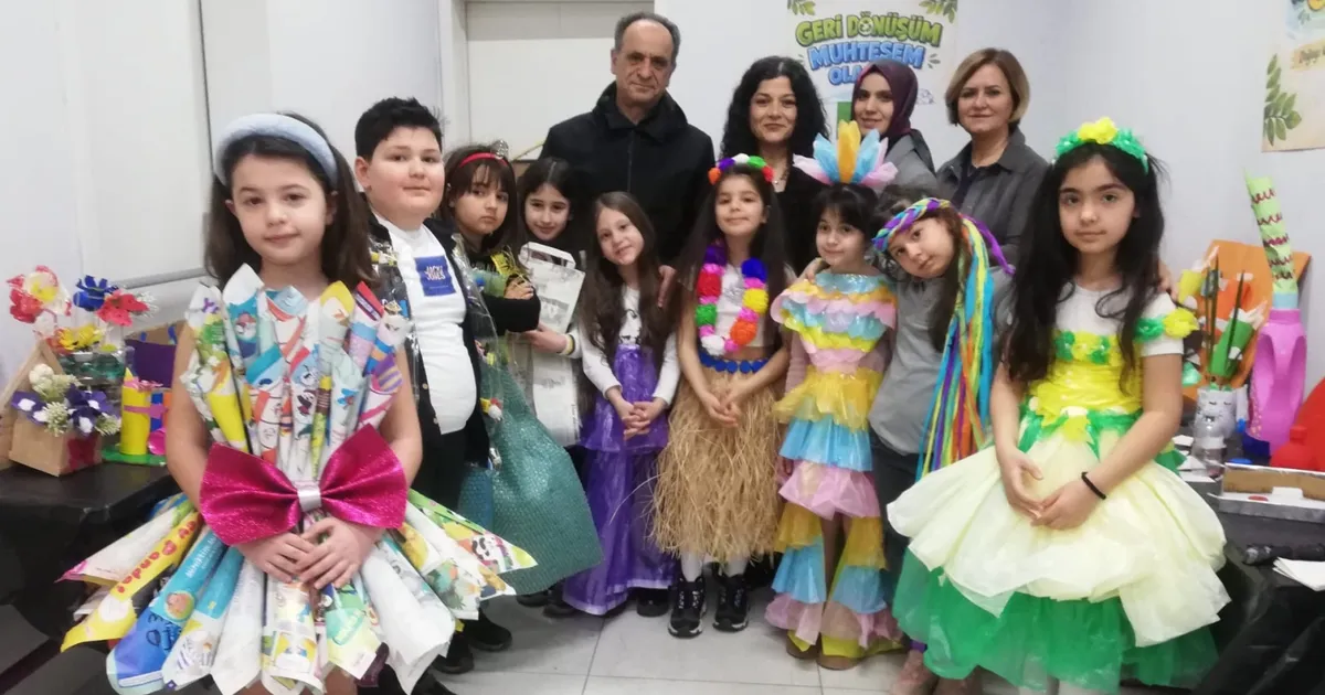 Mudanyalı miniklerden muhteşem 'dönüşüm' 