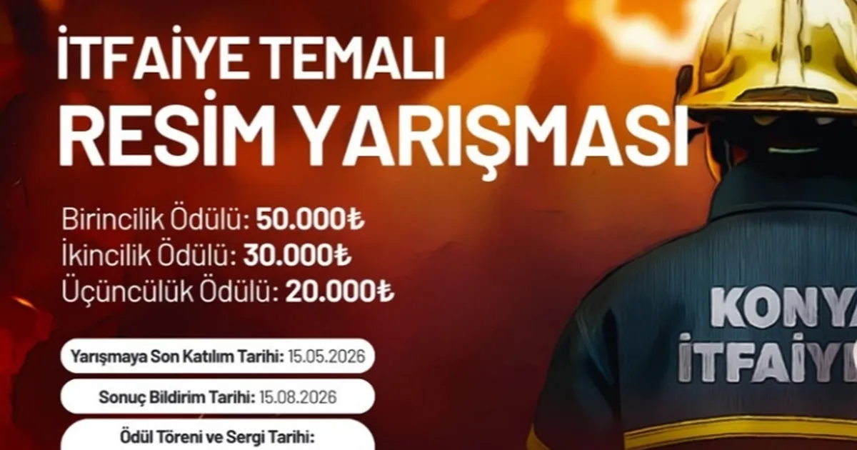 Konya Büyükşehir'den ödüllü resim yarışması