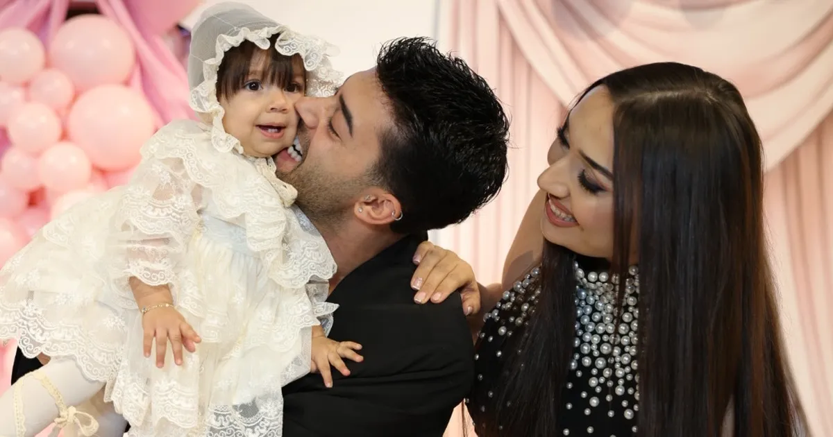 Kurtuluş Kuş, kızının 1. yaşında en özel anı yaşadı