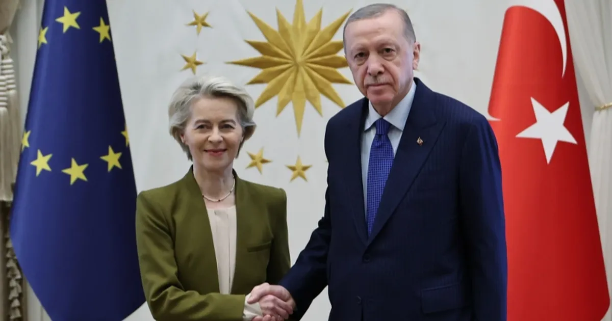 Cumhurbaşkanı Erdoğan AB Komisyonu Başkanı ile görüştü