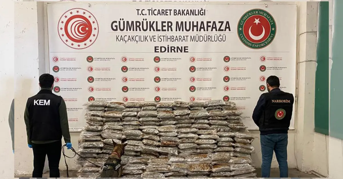 Üç sınır kapısında 484 kilo uyuşturucu yakalandı