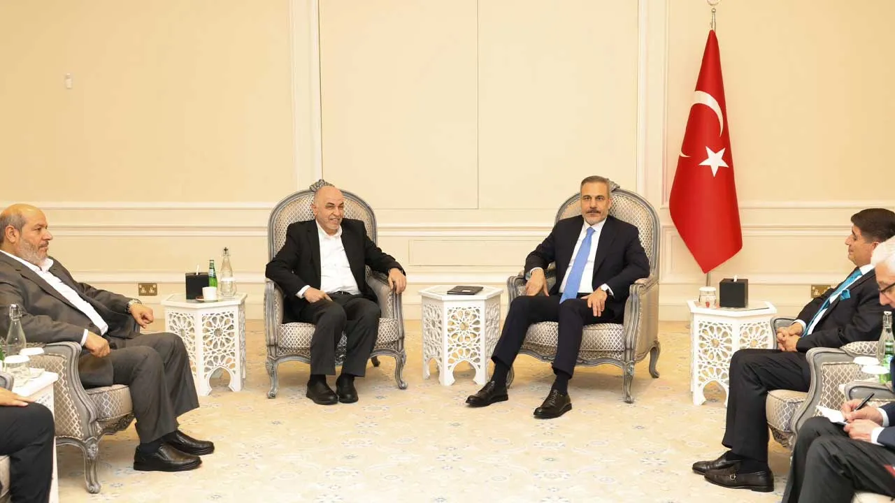 Bakan Fidan, Hamas yetkilileriyle Gazze için görüştü