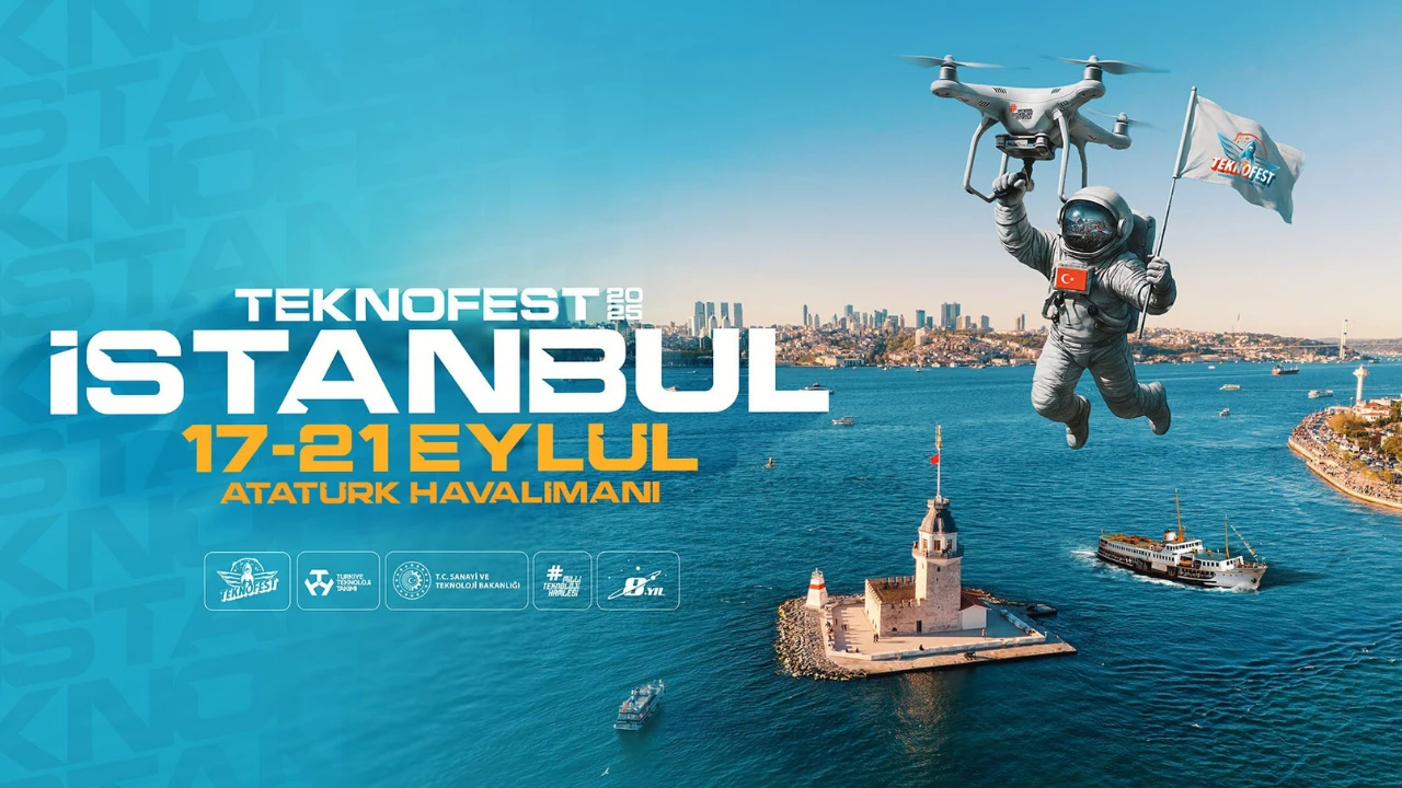 İstanbul'da TEKNOFEST 2025 İcin Sayım Başladı