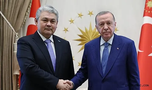 Erdoğan Kazakistan Dışişleri Bakanı İle Görüştü