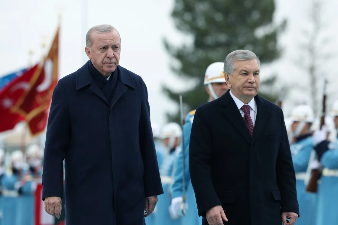 Cumhurbaşkanı Erdoğan, Özbekistan Cumhurbaşkanı Mirziyoyev’i Beştepe’de ağırladı