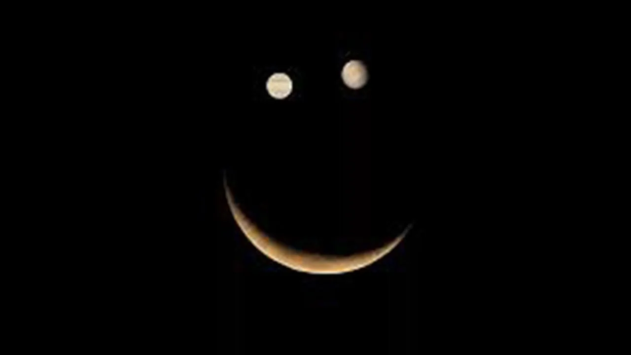 Gökyüzünde nadir bir kavuşum