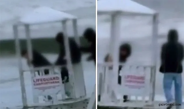 Samsun Sahilinde Skandal Anlar