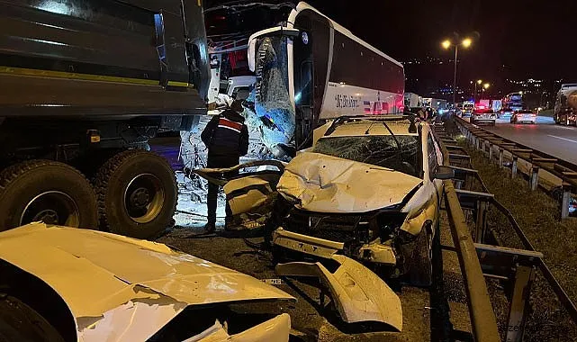 Sapanca’da Feci Kaza