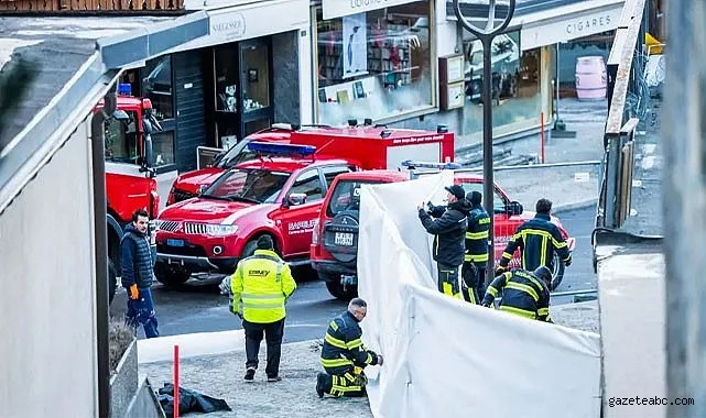 Yeni Yıl İsviçre’de Yangınla Başladı