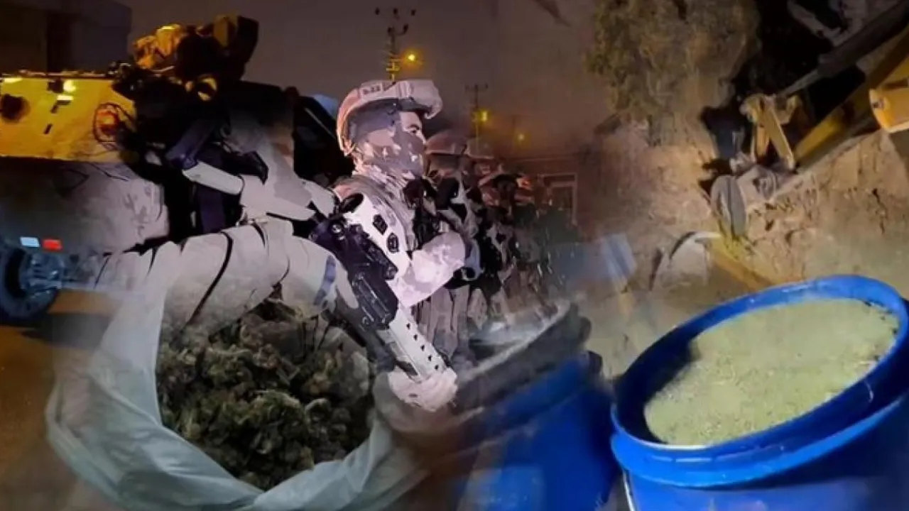 29 ilde operasyon: 1 ton 628 kilo uyuşturucu ele geçirildi