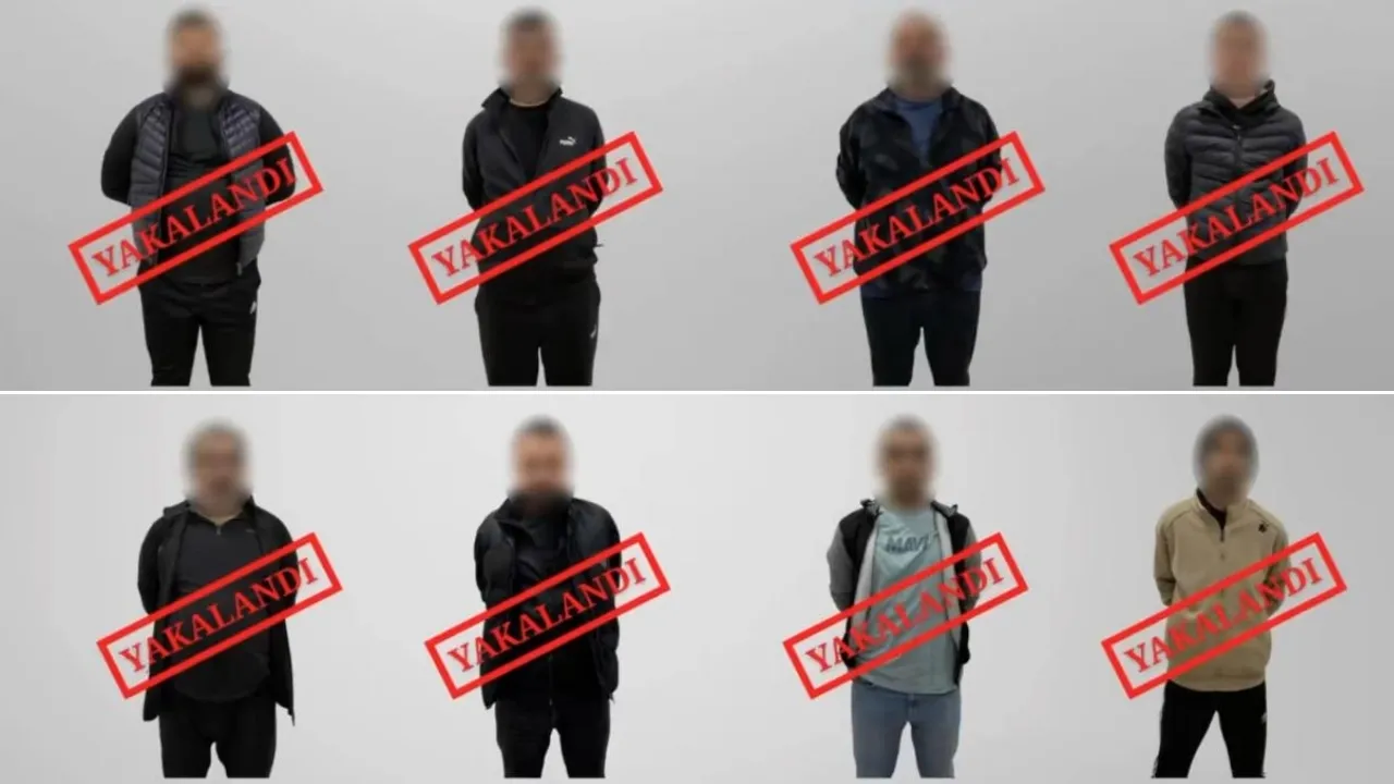 Kırmızı bültenle aranan 8 suçlu Gürcistan’da yakalanıp Türkiye’ye getirildi