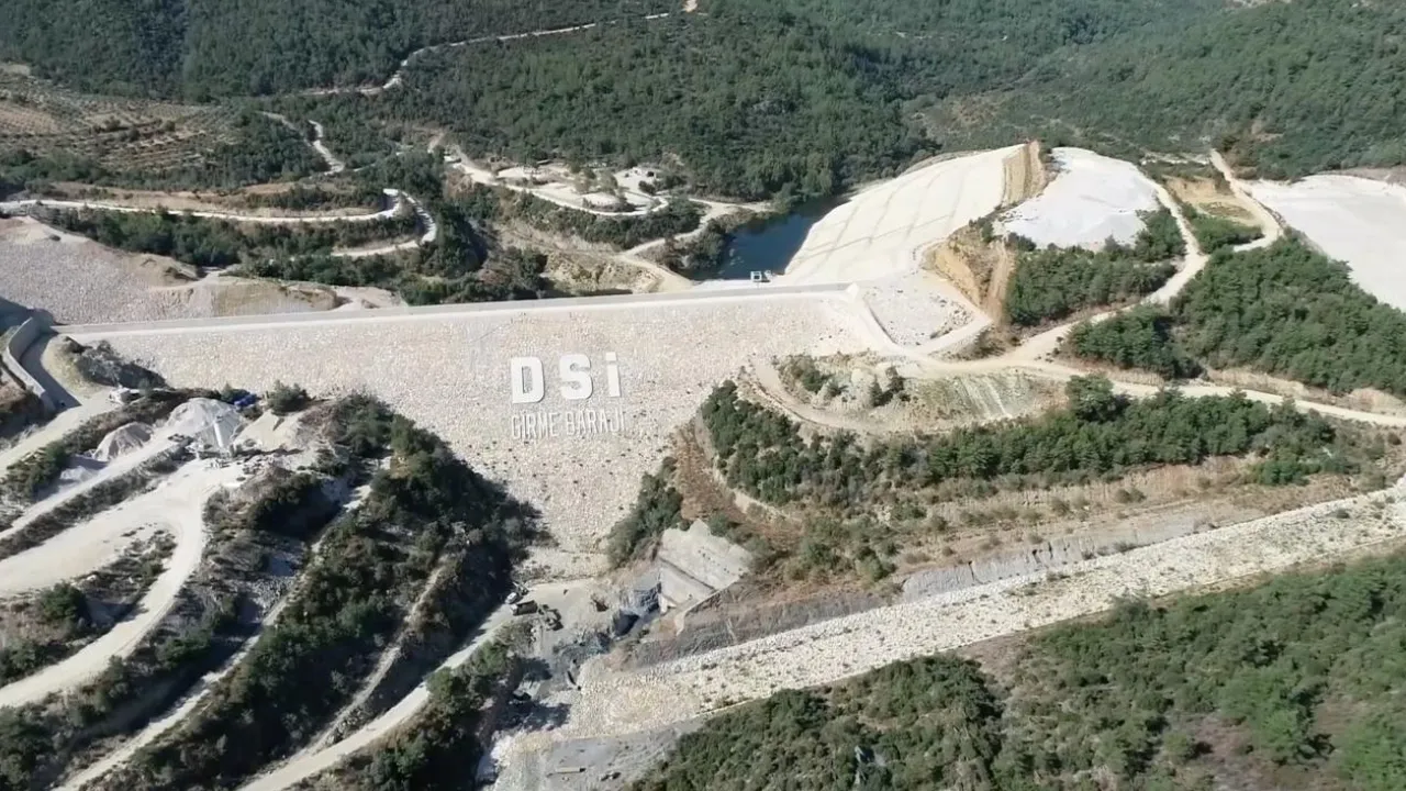 Yatağan Girme Barajı’nda su tutulmaya başlandı