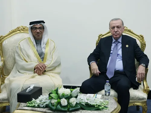 Cumhurbaşkanı Erdoğan, Gazze zirvesine katılmak üzere Mısır’da