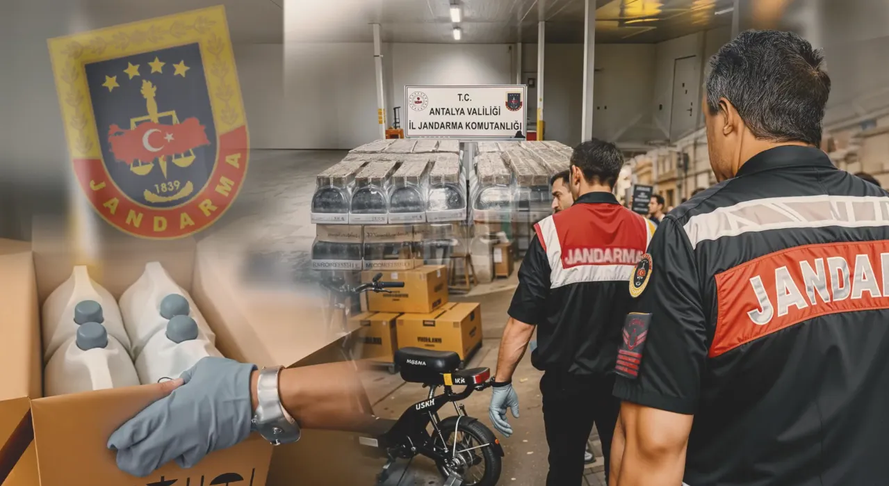 Antalya’da 119 bin 500 litre sahte alkol ele geçirildi